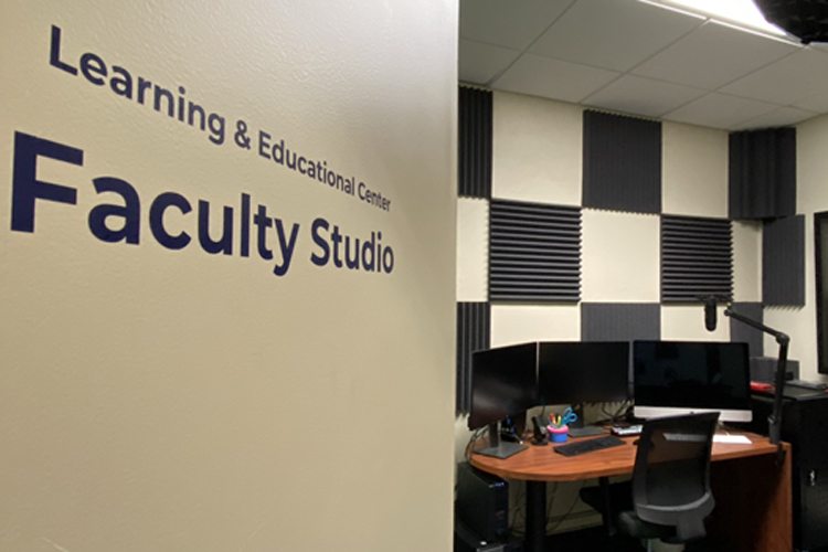 NSU faculty studio entrance