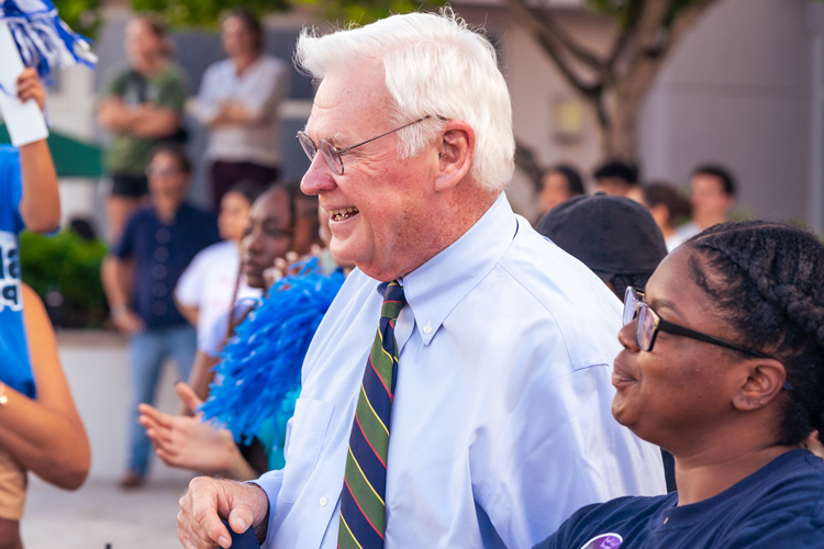 President Harry Moon at NSU Event