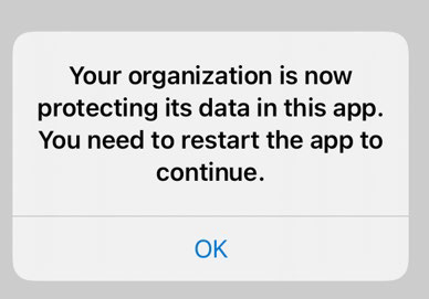 Click OK on the warning