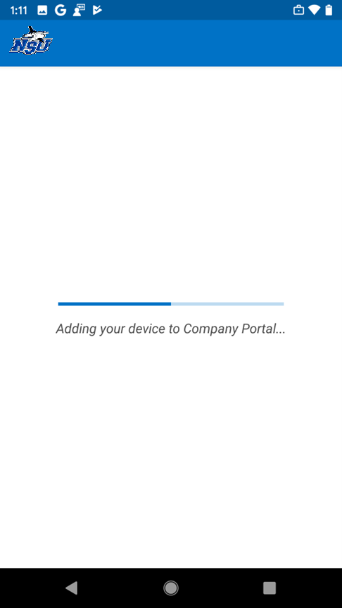 Adding your device to Company Portal