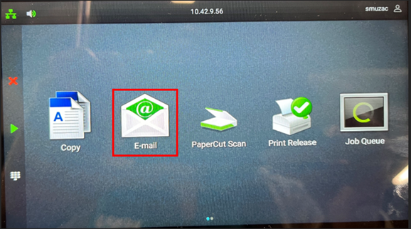 Email button