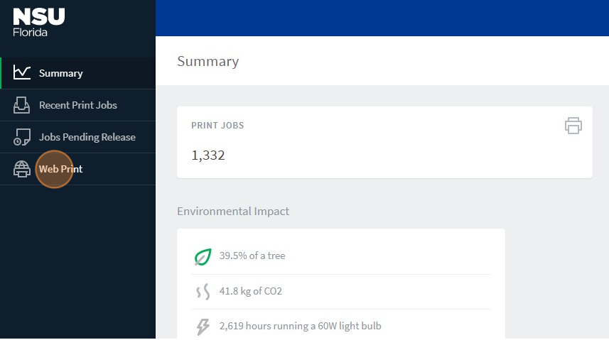 Web Print screenshot