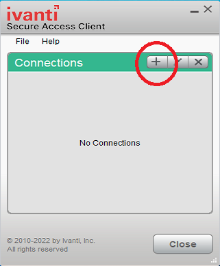 Add a connection screenshot