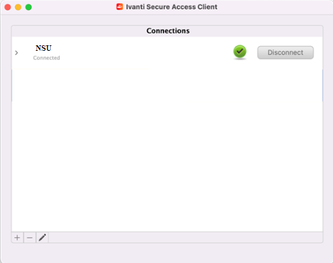 Disconnect screenshot
