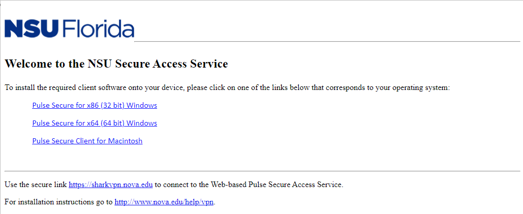 Welcome screenshot